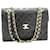 Timeless Chanel Half moon Black Leather  ref.1034855