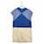 Hermès ***HERMES  100% Kleid aus Kaschmir-Strick Blau  ref.1034980