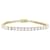inconnue Yellow gold diamond line bracelet.  ref.1035002