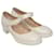 Dior White Shiny D-Doll Pumps Leather  ref.1035109
