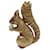 Cartier Squirrel Ruby Pearl Vintage Brooch Golden Metal  ref.1035127