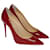 Christian Louboutin Red Kate 100 Pointed toe pumps Leather  ref.1035129