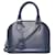 Louis Vuitton Marineblaue Epi Alma BB-Tasche mit Henkel Leder  ref.1035165