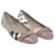 Burberry Beige Nova Check Buckle Ballet Flat Cloth  ref.1035166