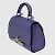 Moynat Bolsa com Alça Superior Nano Rejane Azul - vista 4