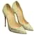 Christian Louboutin Beige Pigalle Follies Pointed Toe Pumps Exotic leather  ref.1035275