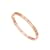 Bulgari b.Zéro1  Or rose avec logo BVLGARI sur le bracelet jonc en spirale Doré  ref.1035279