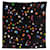 Dior Schwarze Farbe/Mehrfarbiger, gepunkteter Schal in limitierter Auflage Seide  ref.1035306
