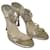 Jimmy Choo Gold Lace Up Wrap Sandals Golden Leather  ref.1035347