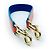 Dolce & Gabbana Dolce e Gabbana Cinturino arancione neon e blu - vista 3