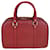 Red Microguccissima Small Boston Bag Leather  ref.1035504