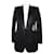 Balmain Black Silver Brooch Blazer Wool  ref.1035667