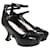 Christian Dior Zapatos de tacón con plataforma Aime Dior negros Cuero  ref.1035958
