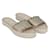Valentino Bronze Rockstud Wedge Slides White Leather  ref.1036021