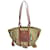 Chloé ChloeGrand sac panier à pompons marron Osier  ref.1036063