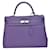 Hermès Ultraviolet Kelly 35 Bag w/ PHW White Leather  ref.1036065