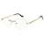 BRILLE Cartier CT0407O 001 Gold hardware Metall  ref.1036223