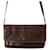 Vintage leather clutch bag Brown  ref.1036232