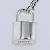 Louis Vuitton Collana con ciondolo Lockit in argento Q93559 - vista 3