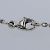 Louis Vuitton Collana con ciondolo Lockit in argento Q93559 - vista 5