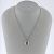 Louis Vuitton Collana con ciondolo Lockit in argento Q93559 - vista 6