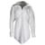 Alexander Wang Robe chemise courte à épaules ouvertes en coton blanc  ref.1036689