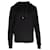 Paco Rabanne Sweat à capuche avec cordon de serrage et logo imprimé en coton noir  ref.1036696