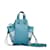 Loewe Leather Mini Hammock Shoulder Bag Blue  ref.1036788