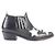 Stivaletti in pelle Chiara Ferragni con patch stelle nero Multicolore