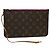 LOUIS VUITTON Monogram Neverfull MM Pouch Accessory Pouch LV Auth 39922
