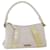 BURBERRY Shoulder Bag Leather White Auth am4832  ref.1037313