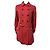 Autre Marque Mar'o Polo Red Cotton Trench Coat Size 36