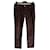 Gucci pantalones de terciopelo Castaño  ref.1038149
