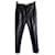 Prada Pantalons en cuir Noir  ref.1038150