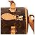 Ciondolo per borsa Speedy micro con monogramma marrone Louis Vuitton - vista 8