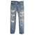 Dolce & Gabbana Jean droit effet vieilli en coton bleu  ref.1038580