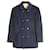 Brunello Cucinelli Double Breasted Pea Coat in Navy Blue Cashmere Wool  ref.1038630