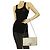 RODO Couro Prata com. Bolsa clutch com fivela de cristal Det. Bolsa de ombro com corrente - vista 9