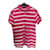 Polo Ralph Lauren Ralph Lauren. polo shirt size L Pink White Cotton  ref.1039001