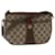 GUCCI GG Canvas Web Sherry Line Shoulder Bag PVC Leather Beige Red Auth ep1332 Green  ref.1039152