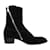 Saint Laurent Suede Ankle Boots Black  ref.1039164