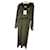 Kenzo Dresses Black Khaki Wool Viscose  ref.1039276