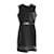 Christopher Kane Krepp, Schwarzes Kleid aus Spitze und Lack Viskose  ref.1039294