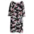 Erdem Reese Peony Print Floral Dress Black Viscose  ref.1039295