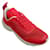 Rick Owens x Veja Carnelian Performance Runner Sneakers Rot Leinwand  ref.1039341