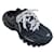 Balenciaga Black Track Mules Cloth  ref.1039350