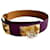 Hermès Collier de chien Cuir Violet  ref.1039485