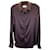 Saint Laurent Shirt in Brown Silk  ref.1039693