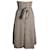 Joseph Knit Buttoned Midi Skirt in Cream Wool White  ref.1039723