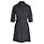 Ba&Sh Victoire Mini-Hemdkleid mit Gürtel aus schwarzem Polyester  ref.1039726